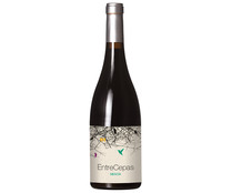 Vino tinto con denominación de origen Bierzo ENTRECEPAS botella de 75 cl.