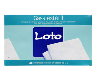 Gasas estériles LOTO 90 uds Gasas estériles LOTO 90 uds