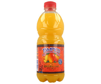 Refresco refrigerado de mango botella de 1 litro Refresco refrigerado de mango botella de 1 litro