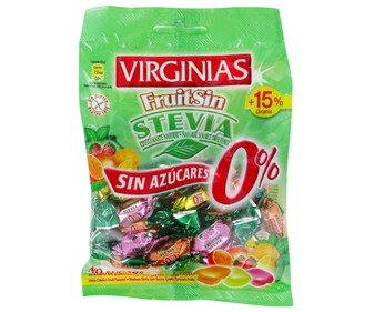 Caramelos de sabor fruta sin azúcar 85 gramos Caramelos de sabor fruta sin azúcar 85 gramos