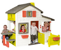 Casita infantil de jardín, 217x171x172cm., Friends House SMOBY. Casita infantil de jardín, 217x171x172cm., Friends House SMOBY.