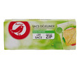 Bolsas para bocadillos con zip 18 x 32 cm PRODUCTO ALCAMPO 20 uds.