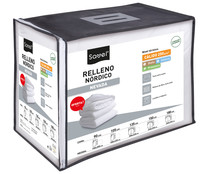 Relleno nórdico de fibra para cama de 160/180cm, 250g/m², SAVEL Nevada.