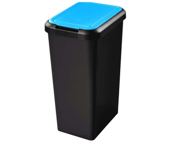 Cubo de basura color azul ACTUEL 24 l. Cubo de basura color azul ACTUEL 24 l.