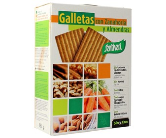 Galleta con zanahoria y almendras 490 gramos Galleta con zanahoria y almendras 490 gramos