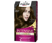 Tinte de pelo permanente tono 005 castaño claro PALETTE Intensive creme color.