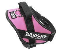 Arnés regulable para perros con reflectante color rosa JULIUS K9 talla mini (7-15 kg) 1 ud. 