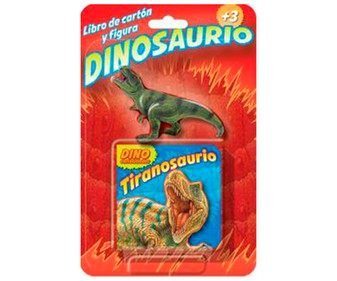 Tiranosaurio, libro de carón y figura, M. FERNÁNDEZ. Género infantil. Editorial Sequoia. Tiranosaurio, libro de carón y figura, M. FERNÁNDEZ. Género infantil. Editorial Sequoia.