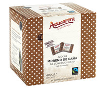 Azúcar moreno en sobres Fairtrade 50 sobres AZUCARERA 400 g. 