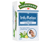 Infusión relajante de azahar, melisa, tila y hierba Luisa Infurelax HORNIMANS 20 uds. 30 g.