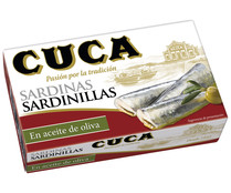 Sardinillas en aceite de oliva CUCA 63 g.