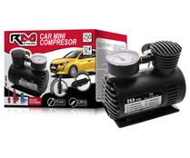 Mini compresor de aire para coche ROLMOVIL, 250 PSI, 12v, cable de 2,80m.