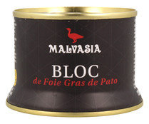 Foie gras de pato Bloc MALVASIA 130 g. 