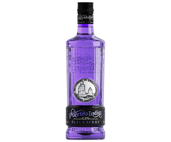Ginebra premium elaborada en Sevilla con un toque de mora PUERTO DE INDIAS botella de 75 cl. Ginebra premium elaborada en Sevilla con un toque de mora PUERTO DE INDIAS botella de 75 cl.