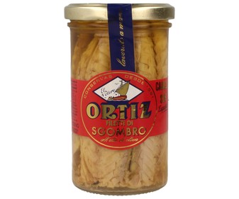 Caballa del sur en aceite de oliva frasco de 165 gramos Caballa del sur en aceite de oliva frasco de 165 gramos