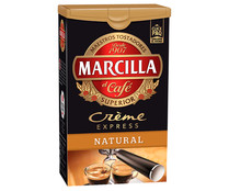 Café molido natural MARCILLA Crème Express 250 gr,