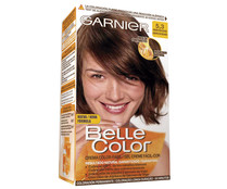 Tinte de pelo color castaño claro dorado, tono 5.3 GARNIER Belle color.