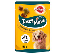 Bocaditos con sabor a pollo para perros PEDIGREE TASTY BITES 130 g.