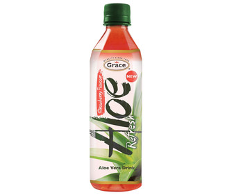 Refresco de aloe vera botella de 50 centilitros Refresco de aloe vera botella de 50 centilitros
