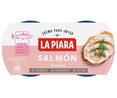 Paté de salmón LA PIARA Sólo Natural 2 ud x 77 g.