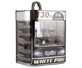 Lote de 2 bombillas de xenón para automóvil con luz blanca (4000K), tipo H4 y potencia de 55-60W SUPERLITE White pro.