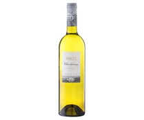 Vino blanco con denominacion de origen Catalunya BACH botella de 75 cl.