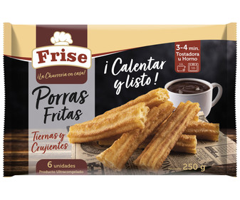 Porras fritas y ultracongeladas FRISE 6 uds. Porras fritas y ultracongeladas FRISE 6 uds.