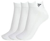 Pack de 3 pares de calcetines DUNLOP Performance, color blanco, talla 43/46.