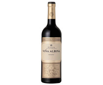 Vino tinto reserva con denominación de origen calificada Rioja VIÑA ALBALI botella de 75 cl.
