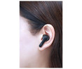 Auriculares inalámbricos tipo intrauditivos JVC HA-A3T-WU, estuche de carga, micrófono, color negro.