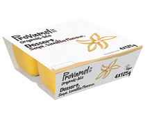 Postre ecológico a base de soja con sabor vainilla PROVAMEL pack de 4 uds x 500 g.