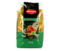 Pasta macarrones 3 sabores ROMERO 500 gr