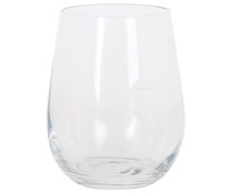 Vaso Gaia de vidrio transparente con formas redondeadas, 0,36 litros, LAV.