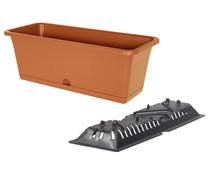 Kit de balconera con plato de 50cm, camelia magenta PROSPERPLAST.