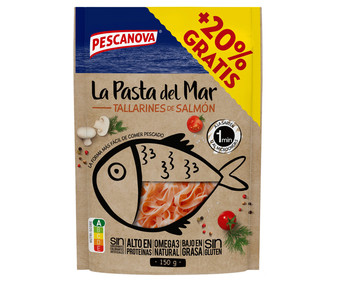 Surimi de salmón PESCANOVA La pasta del mar 150 g. Surimi de salmón PESCANOVA La pasta del mar 150 g.