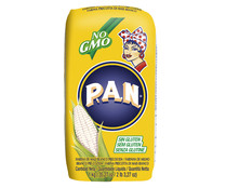 Harina de maíz blanco recocida P.A.N 1 kg.