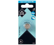 Dedal de metal, protector de dedo, 16mm, STYLE. 