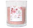 Vela en vaso perfumada aroma rosas, tamaño L, ACTUEL.