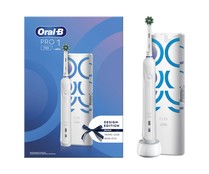 Cepillo de dientes eléctrico Braun ORAL-B Pro1 750 CrossAction, temporizador, incluye 1 cabezal, estuche.