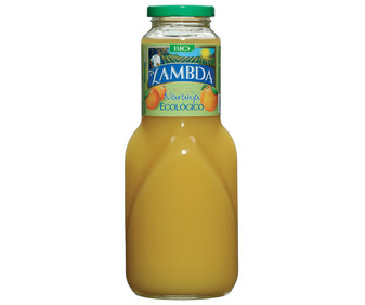 Zumo ecológico de naranja LAMBDA botella de 1 l. Zumo ecológico de naranja LAMBDA botella de 1 l.