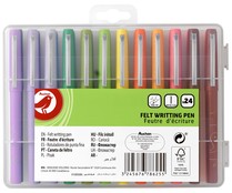 Pack de 24 rotuladores escritura de color pastel de trazo fino, PRODUCTO ALCAMPO.