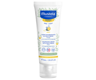 Crema facial nutritiva con cera de abeja de apicultura bio MUSTELA 40 ml.