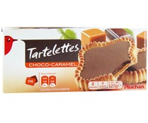 Tartaletas de chocolate con leche y caramelo PRODUCTO ALCAMPO 127 g.