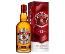 Whisky blended escocés reserva 12 años CHIVAS REGAL botella de 70 cl.