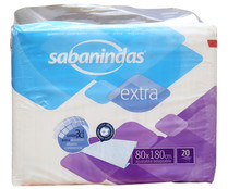 Protector absorbente ajustable y adaptable (80 - 180 cm) SABANINDAS 20 uds.