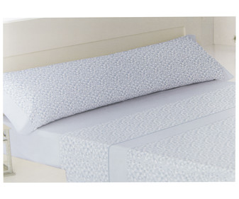 Juego de sábanas de franela 100% algodón 160 g. color azul con diseño de ramas para cama de 90cm. ENCAMA. Juego de sábanas de franela 100% algodón 160 g. color azul con diseño de ramas para cama de 90cm. ENCAMA.