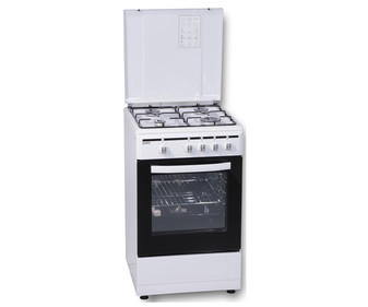 Cocina independiente a gas natural ROMMER VCH-455 N con Grill, 4 fuegos. H: 82,6cm, A: 50cm, F: 54cm. Cocina independiente a gas natural ROMMER VCH-455 N con Grill, 4 fuegos. H: 82,6cm, A: 50cm, F: 54cm.