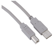 Cable QILIVE de USB A macho a USB B macho de 1,8 metros. 