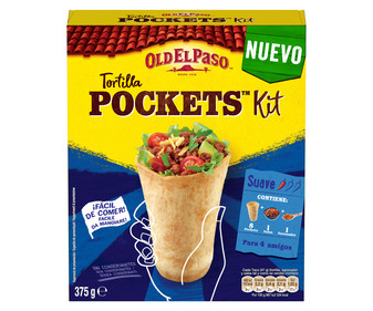 Tortillas Mejicanas Pocket Kit OLD EL PASO 375 g. Tortillas Mejicanas Pocket Kit OLD EL PASO 375 g.