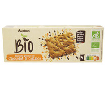 Galletas con pepitas de chocolate y quinoa ALCAMPO ECOLÓGICO 14 uds x 135 g.